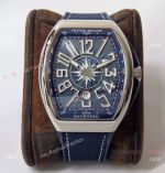 ZF Factory AAA Replica Franck Muller Vanguard Yachting V45 Watch Blue Dial 9015 Movement